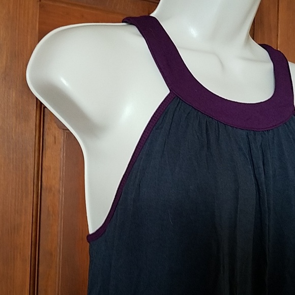 💕 5/$25 The Limited Grey and Purple Dress 💕 - Picture 4 of 5